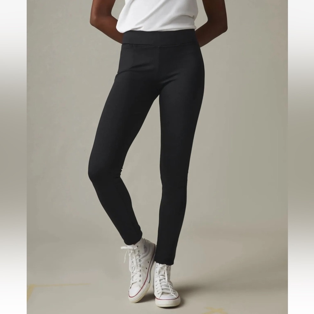 American Giant NO- BS Black Stretch Pointe Legging Pants In Size 2 Tall ($88)